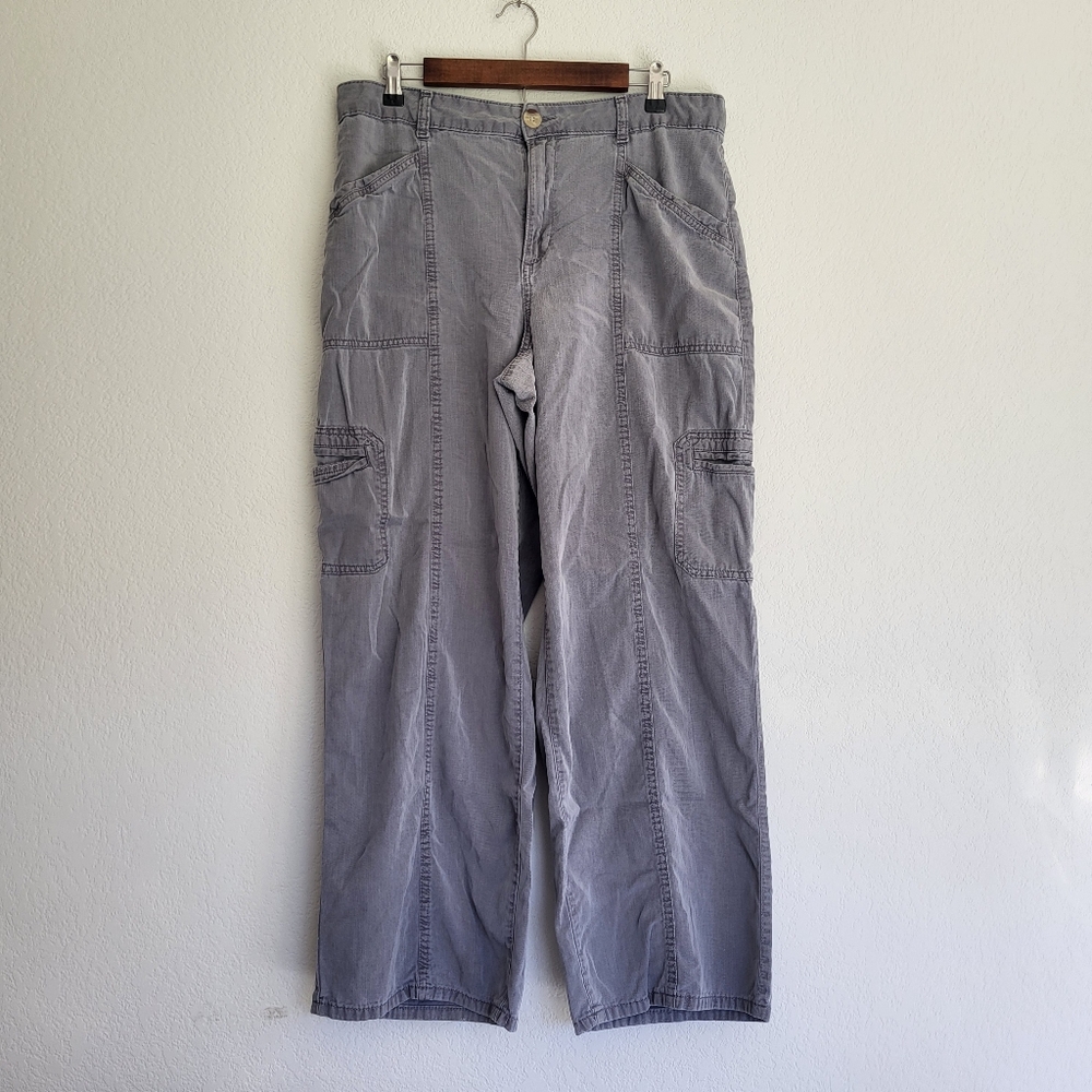 Women's Gray Cargo Pants